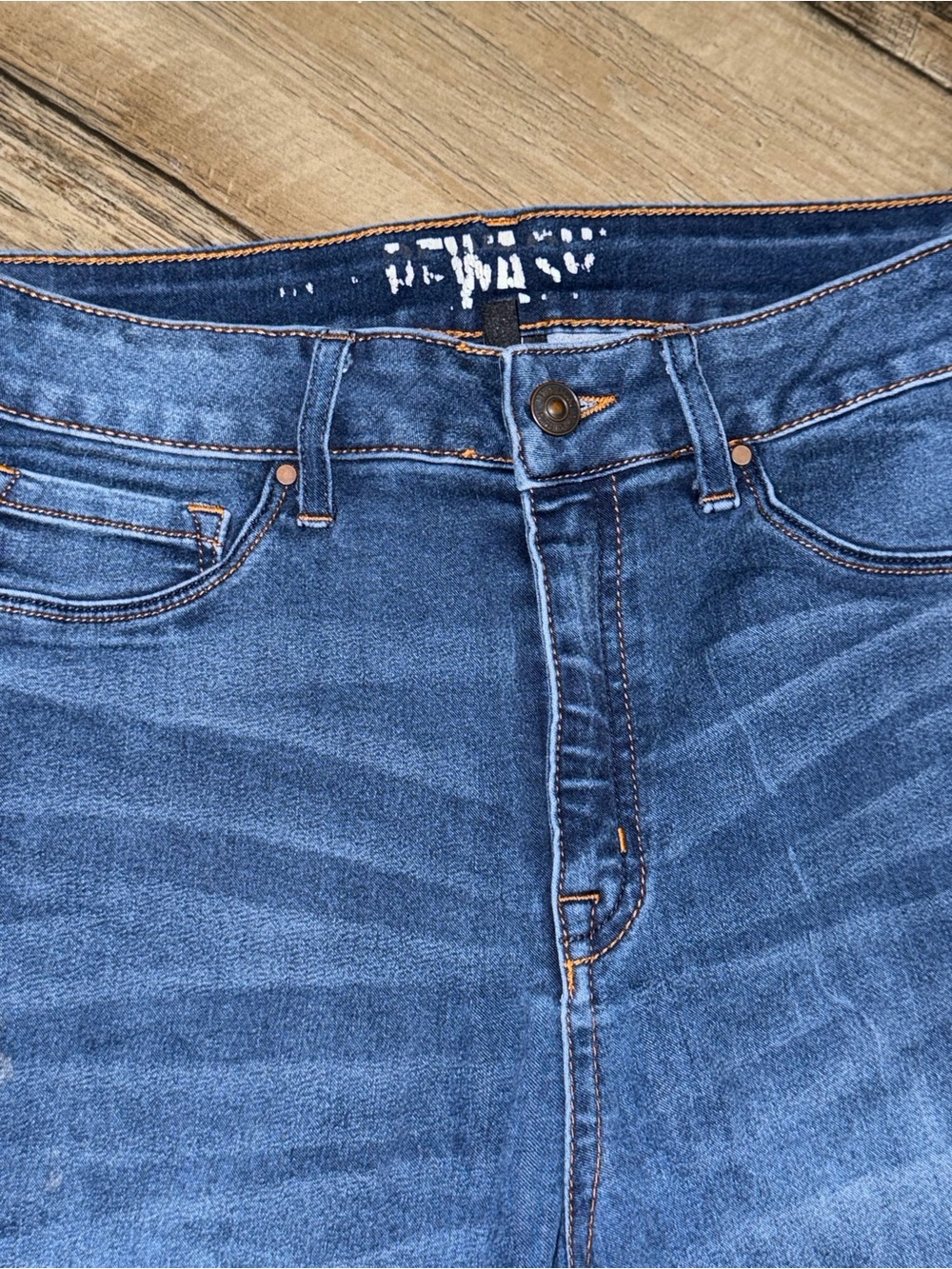 Rewash Dark Blue Women's Skinny Jeans - Picture 6 of 11